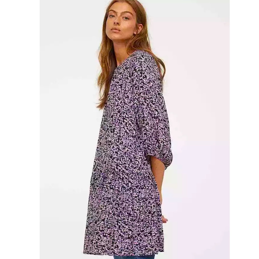 DRESS Boho Floral Short/Mini - NWT purple